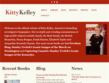 Tablet Screenshot of kittykelleywriter.com